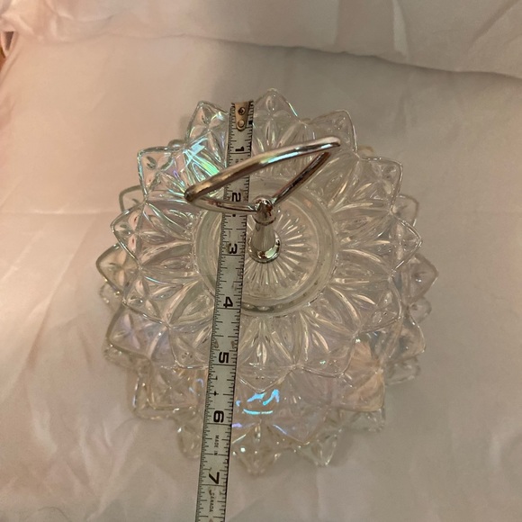 Rainbow crystal three tier candy dish - Picture 2 of 14